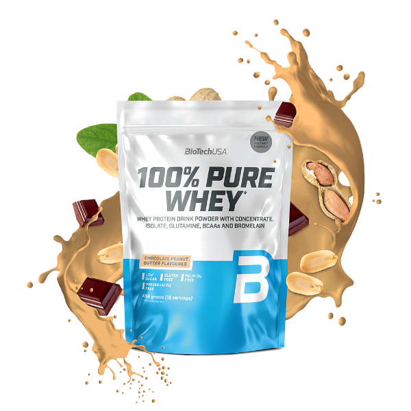 100% Pure Whey bílkoviny Prášek - 454 g