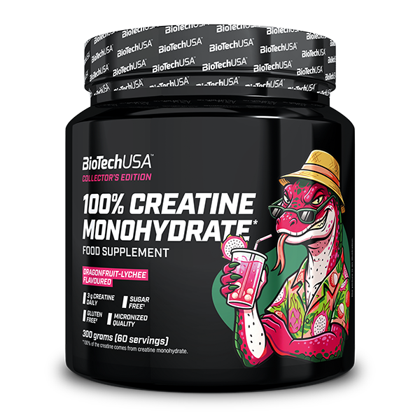 100% Creatine Monohydrate - 300 g Dračí ovoce-liči