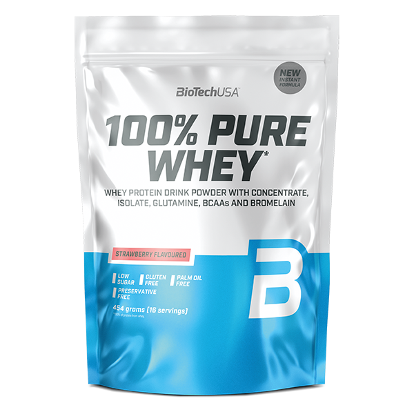 100% Pure Whey bílkoviny Prášek - 454 g