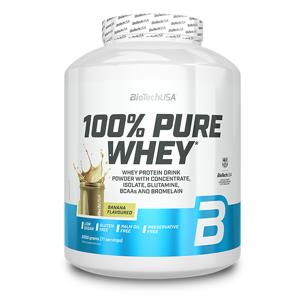 100% Pure Whey bílkoviny Prášek - 2000 g