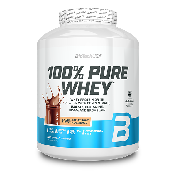 100% Pure Whey bílkoviny Prášek - 2000 g