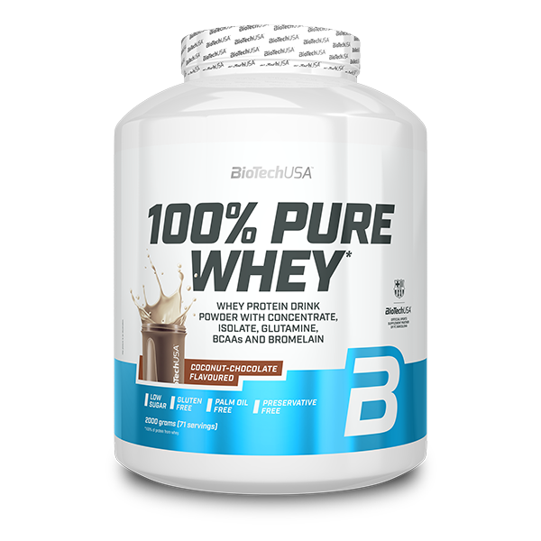 100% Pure Whey bílkoviny Prášek - 2000 g
