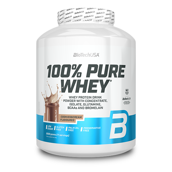 100% Pure Whey bílkoviny Prášek - 2000 g