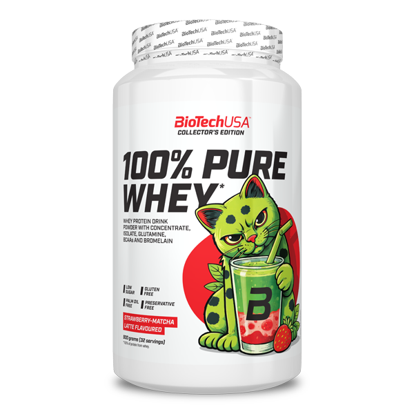 100% Pure Whey - 900 g Strawberry-matcha latte