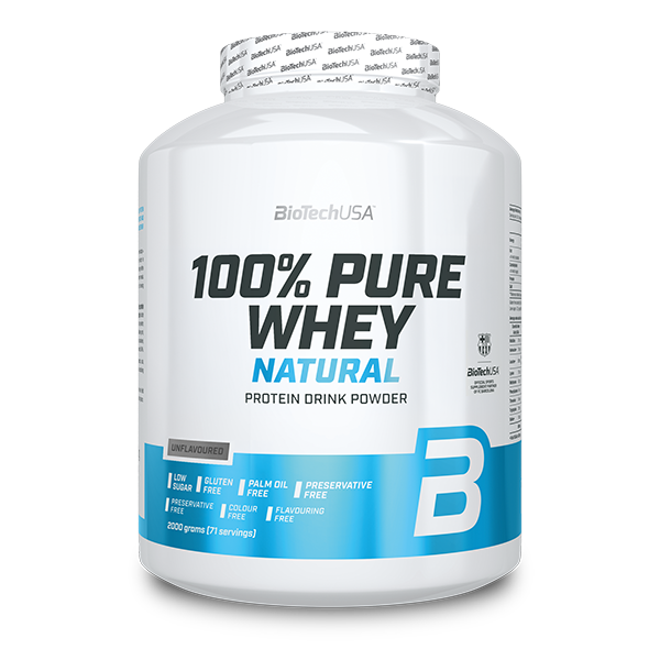 100% Pure Whey Natural bílkoviny Prášek - 2000 g