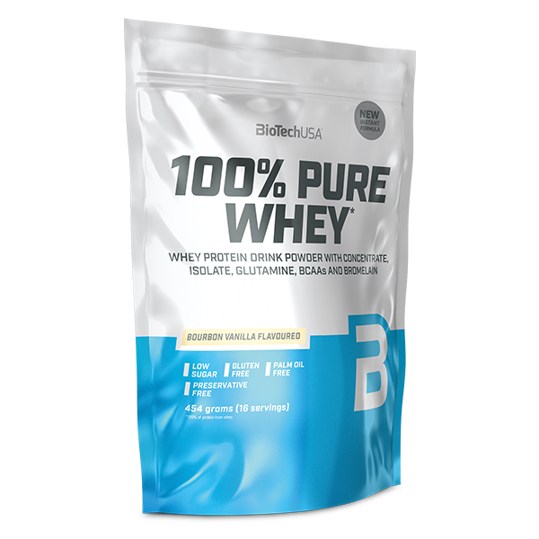 100% Pure Whey bílkoviny Prášek - 454 g