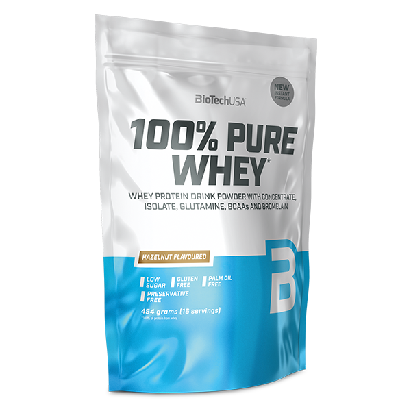 100% Pure Whey bílkoviny Prášek - 454 g