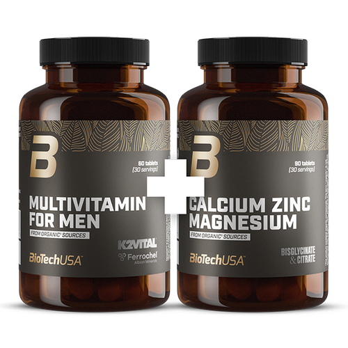 Multivitamin For Men + Calcium Zinc Magnesium from organic sources