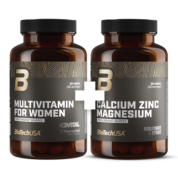 Multivitamin For Women + Calcium Zinc Magnesium from organic sources