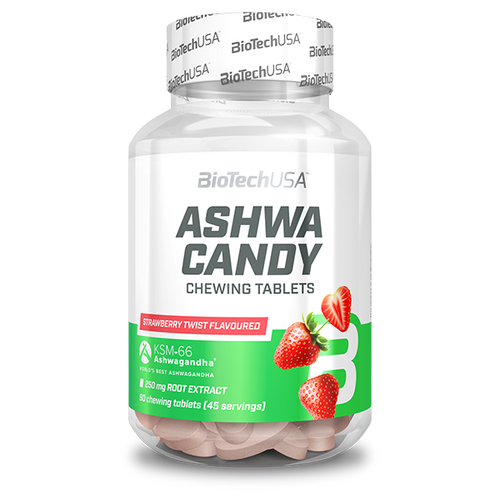 Ashwa Candy - 90 žvýkacích tablet strawberry twist