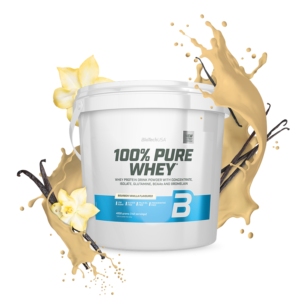 100% Pure Whey bílkoviny Prášek - 4000 g