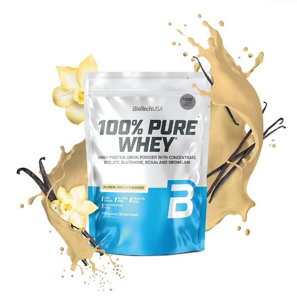 100% Pure Whey bílkoviny Prášek - 454 g