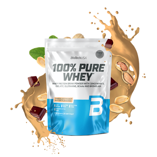 100% Pure Whey bílkoviny Prášek - 454 g