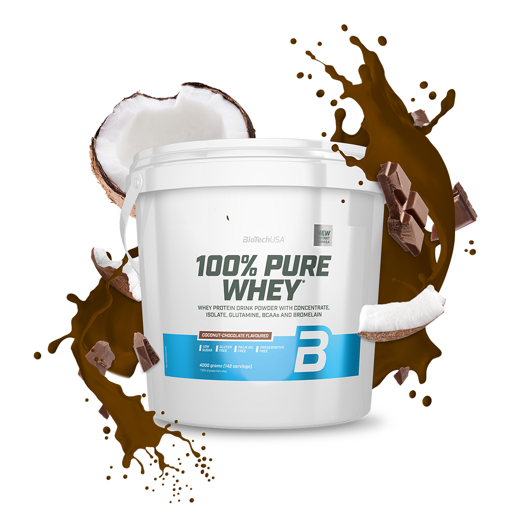 100% Pure Whey bílkoviny Prášek - 4000 g