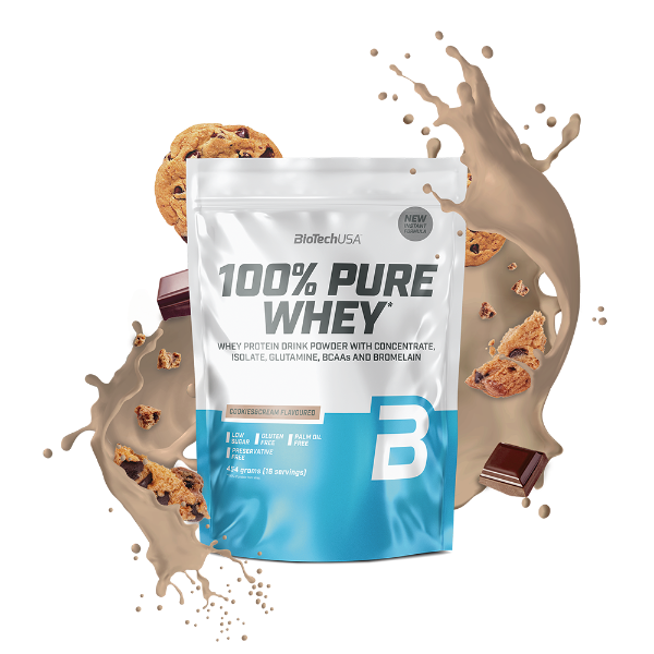 100% Pure Whey bílkoviny Prášek - 454 g