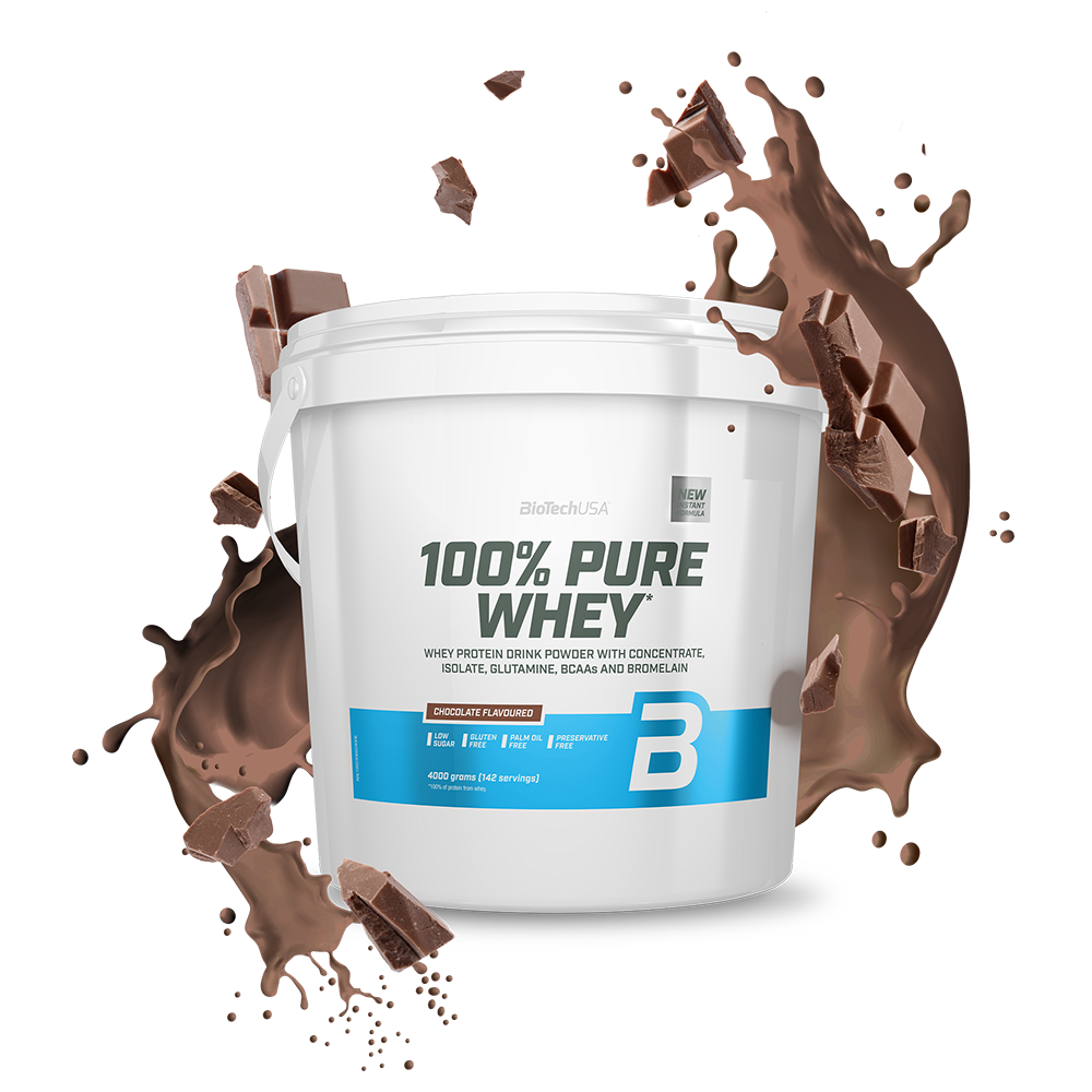 100% Pure Whey bílkoviny Prášek - 4000 g