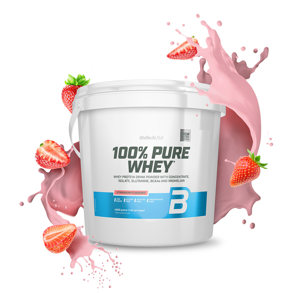 100% Pure Whey bílkoviny Prášek - 4000 g