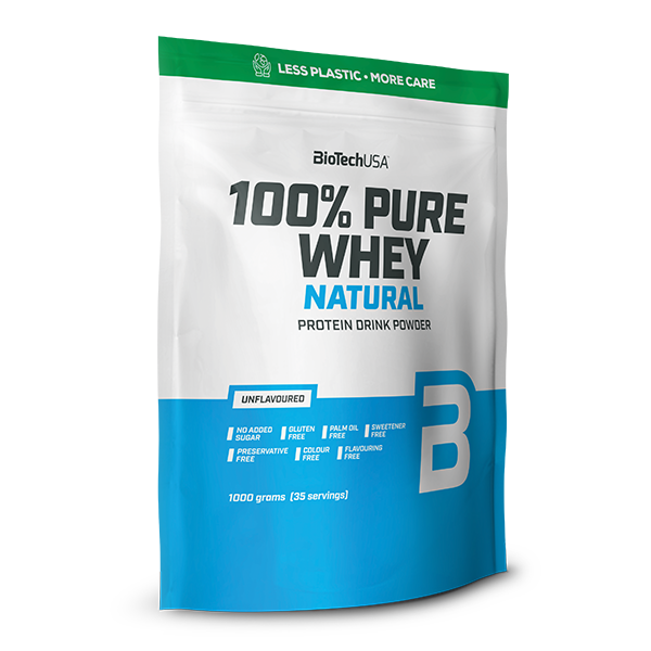 100% Pure Whey Natural bílkoviny Prášek - 1000 g