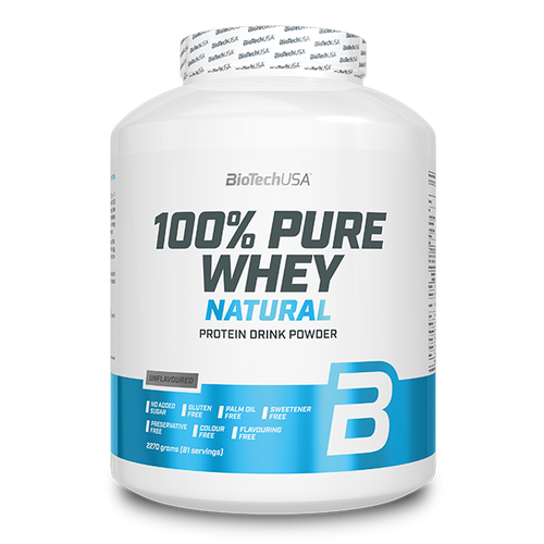 100% Pure Whey Natural bílkoviny Prášek - 2270 g