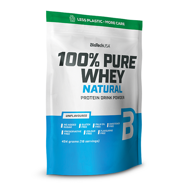 100% Pure Whey Natural bílkoviny Prášek - 454 g