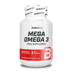 Mega  Omega 3 - 90 lágykapsle - BioTechUSA