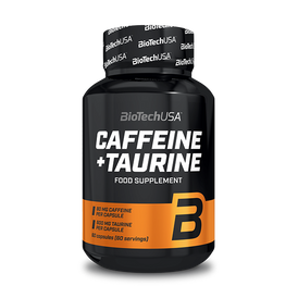 Caffeine + Taurine - 60 kapsle BioTechUSA