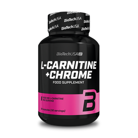 L-Carnitine + Chrome - 60 kapsle - BioTechUSA
